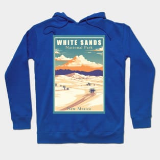 White Sands National Park Travel Poster Hoodie